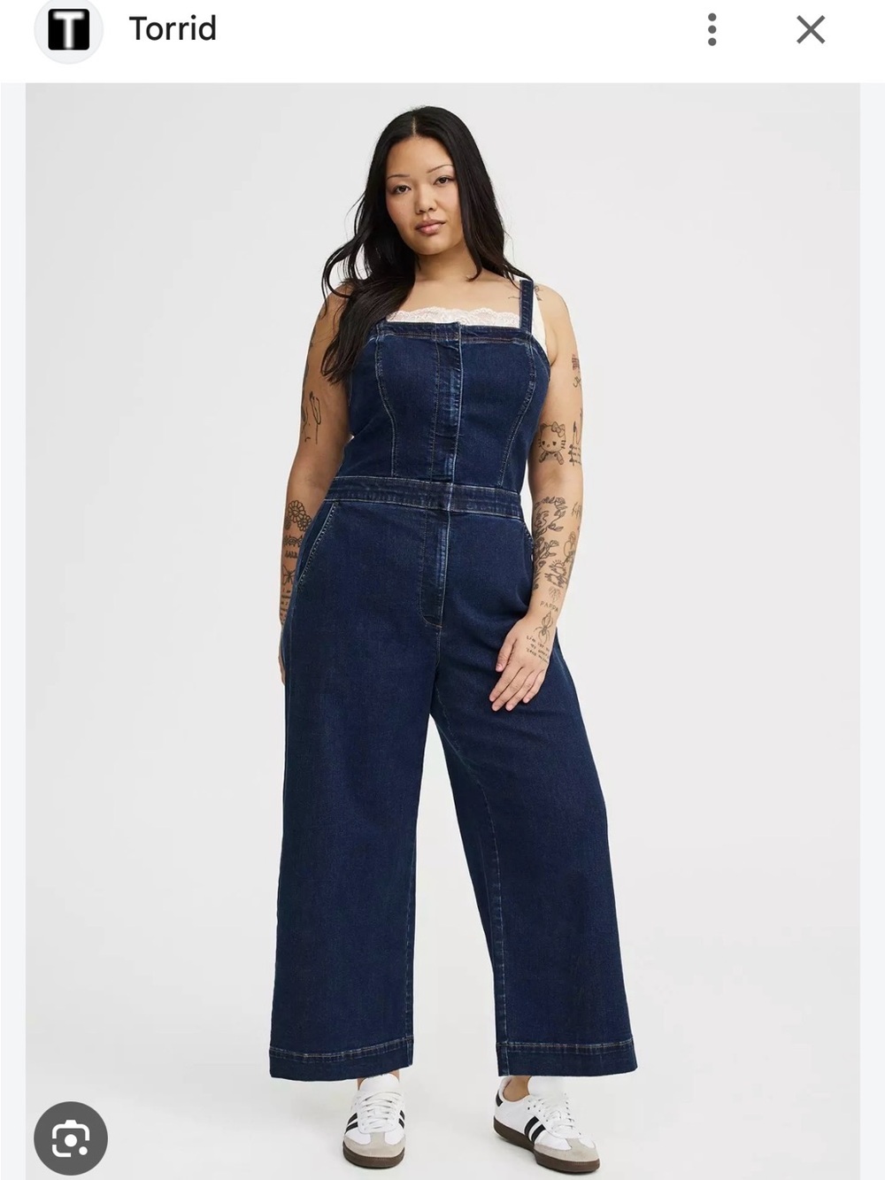 Dark Blue Denim Jumpsuit - Women’s